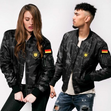 Deutschland Camo Bomber Jacket
