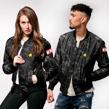 Libanon Camo Bomber Jacket