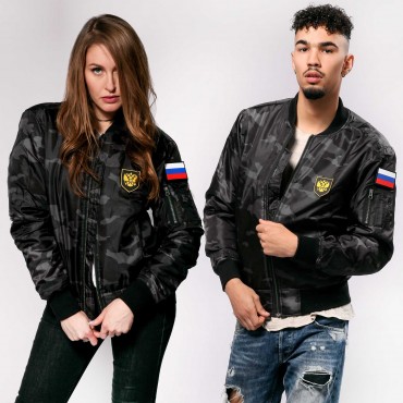 Russland Camo Bomber Jacket