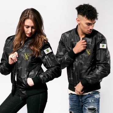 Sandzak Camo Bomber Jacket
