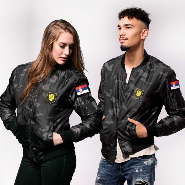Serbien Camo Bomber Jacket